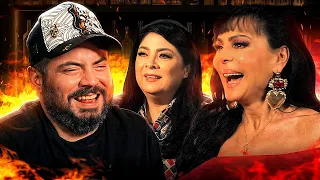 BESO INESPERADO ENTRE VICTORIA RUFFO Y MARIBEL GUARDIA