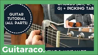 Download Friends - Marshmello \u0026 Anne-Marie // EASY Guitar Tutorial (Open Chords \u0026 Picking) MP3