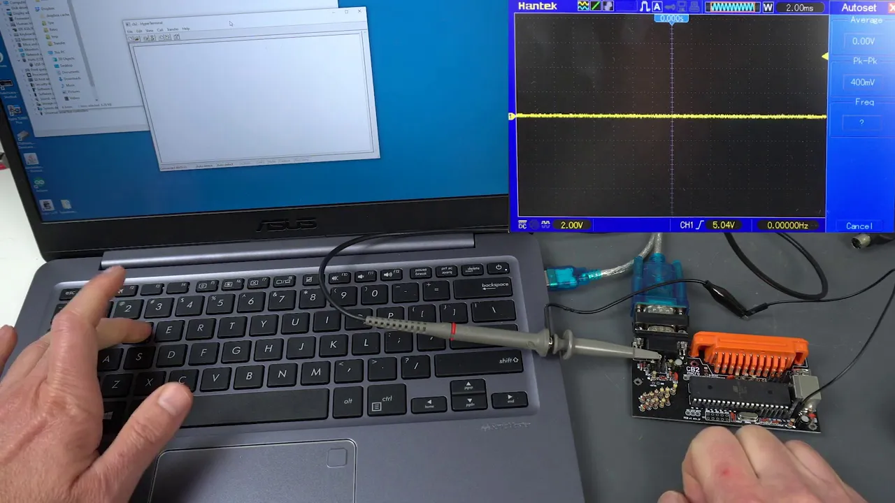 Serial Communication with CB2 Microcomputer part2 of 3 - by Noel