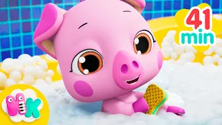 È ora del bagnetto! 🛁🫧 (Lava di qua e di là!) | Canzoni per Bambini | HeyKids Italiano