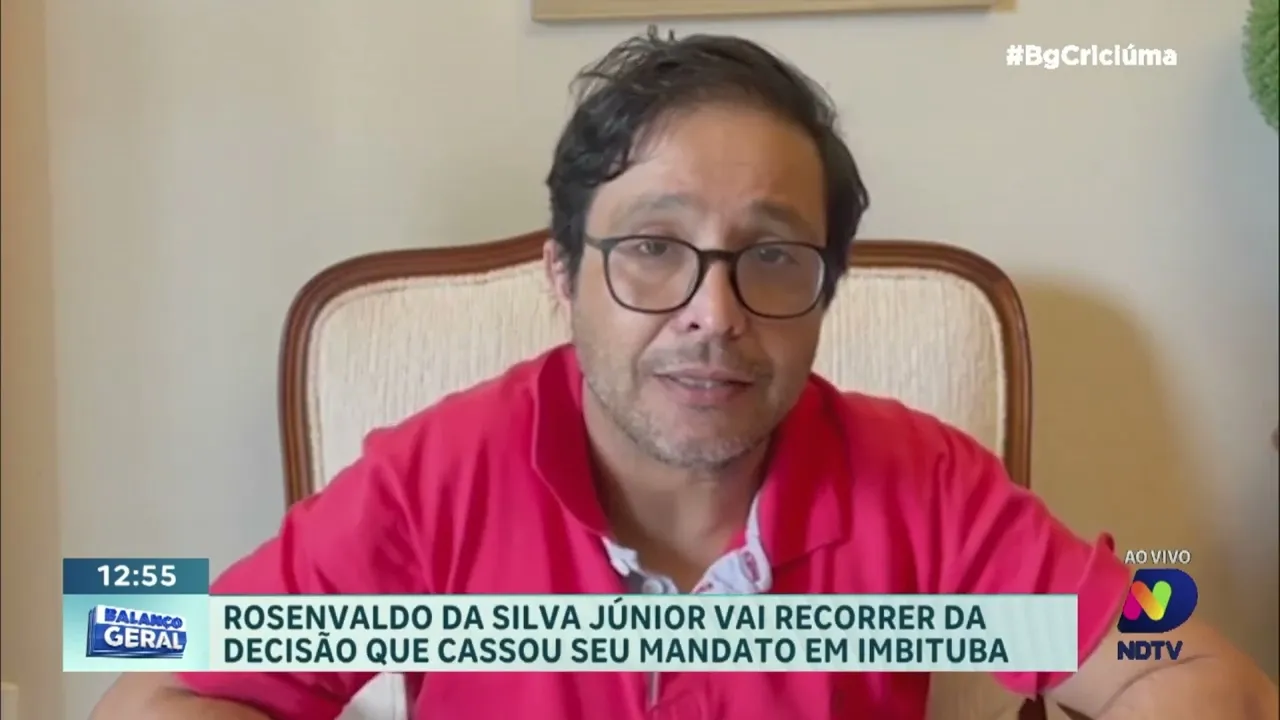 Prefeito de Imbituba irá recorrer à decisão que cassou seu mandato