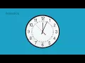 Fast Ticking Clock with Sound Animation