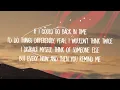Becky Hill - Remember (Acoustic/sped up/tiktok remix) Lyrics