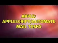 Apple Mail Tasks 2 Solutions