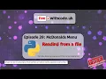 Reading from a file in python Episode 39 of live withcode uk