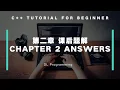 C CHAPTER TWO ANSWERS