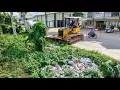 Download Lagu NICELY! Start Project LANDFILL by Smart Driver Dozer KOMATSU D31P Pushing \u00265T Trucks Unload Rocksoil