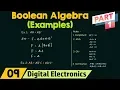 Boolean Algebra Examples Part 1