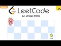 LeetCode 62 Unique Paths in javascript