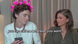 Timothee Chalamet being smooth and funny with women for 6 minutes straight