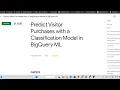 Predict Visitor Purchases with a Classification Model in BigQuery ML Qwiklabs Solution