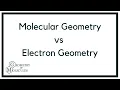 Molecular Geometry vs Electron Geometry