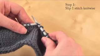 How to Sl1 K2tog Psso