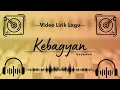 Download Lagu 🔴 Video Lirik Lagu - Kebagyan - Sadewok