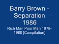 Barry Brown   Separation  1986