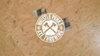 Learn how to throw an axe one-handed with Whistle Punks