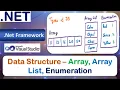 Data Structures Types Array Array List Enumeration VB Net Framework