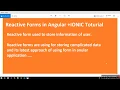 Reactive Form in Agular IONIC