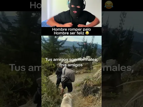 Rompió un palo y se les activó el modo cavernícola 😂