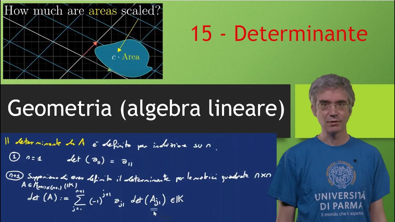 Algebra Lineare (Geometria) 15 - Determinante