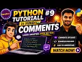 Python Comments Single-line Multi-line Explained Hindi