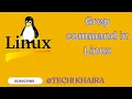 Linux Tutorial Grep Command in Linux