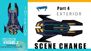 Part 4 How to switch exterior spaceship scene to Interior spaceship scene in Gdevelop 5