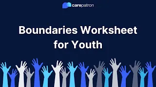 Boundaries Worksheet for Youth