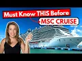 25 Things Cruisers MUST Know Before Your First MSC Cruise MSC Cruise Tips 2025