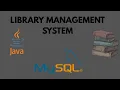 Library Management System Java MySQL