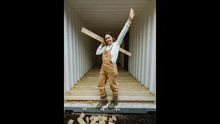 shipping container floor install