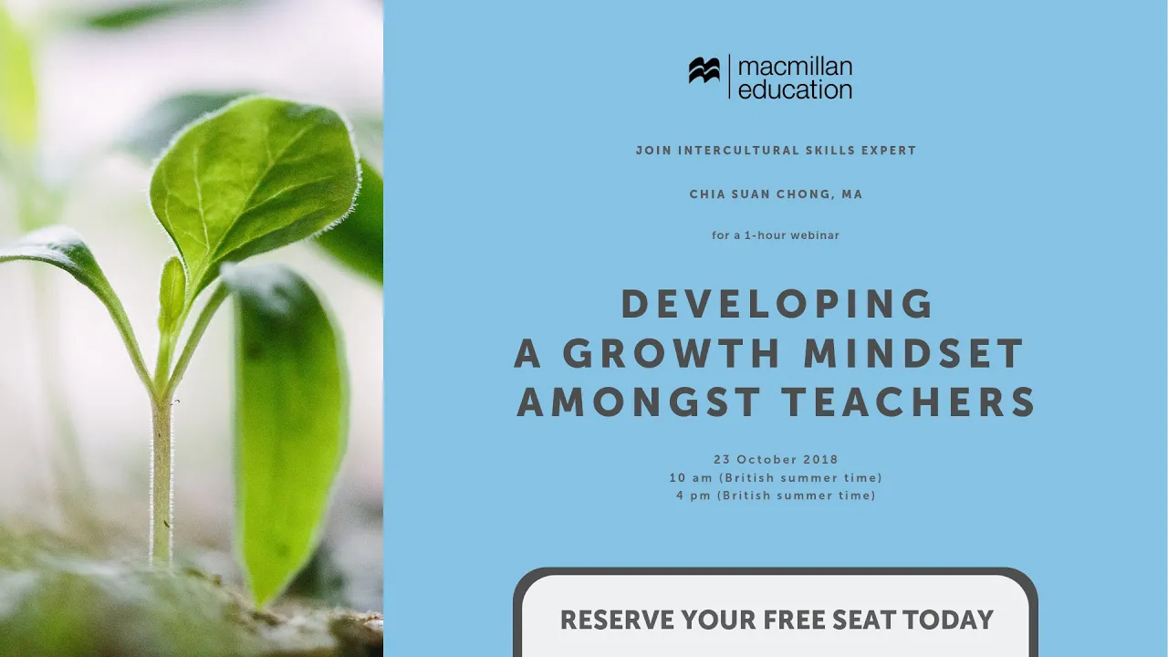 Developing a growth mindset amongst teachers [Advancing Learning Webinar]
