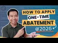 How to Apply for BIR One-Time Abatement of Tax and Penalties PAANO MAG APPLY NG TAX ABATEMENT