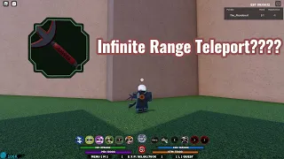 This can now teleport you anywhere senko kunai Shindo Life