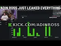 Adin Ross LEAKED EVERYTHING on Kick ITS ALL FAKE IT S ALL BOTS - I MADE 242k BOTTING EVERYTHING