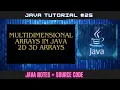 Array Multidimensional Arrays 2d 3d Arrays How its work Java Programming Tutorial