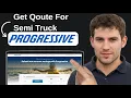 How To Get A Quote For Semi Truck With Progressive Insurance