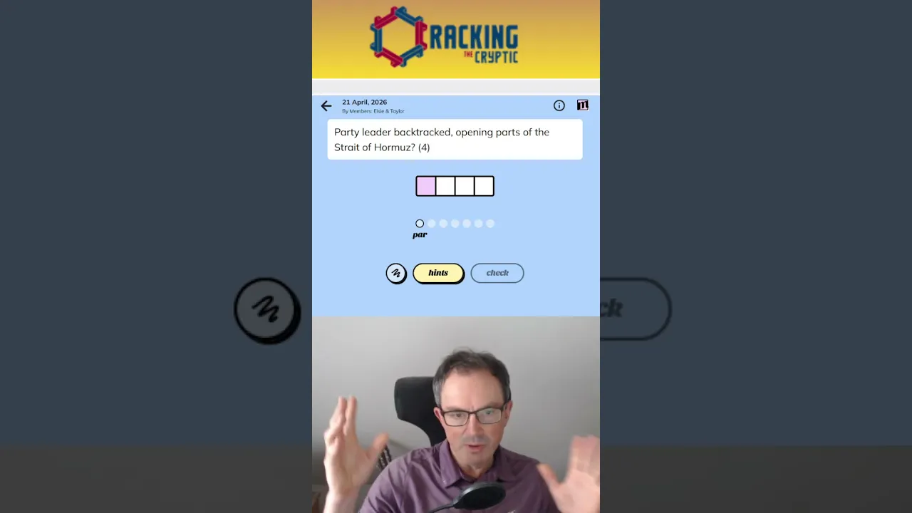 MinuteCryptic in a Minute - 21 April 2026 - BRILLIANT!!