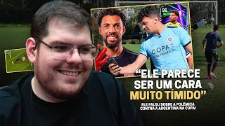 CASIMIRO REAGE: COCIELO DESAFIA O GOLEIRO VOZINHA - REVERSÃO | Cortes do Casimito