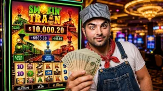 I Only Played TRAIN Slots Hit a RARE TRIPLE BONUS Naskila Casino