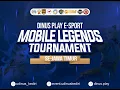 DINUS PLAY MOBILE LEGEND : BANG BANG TOURNAMENT 2025