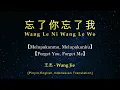 Wang Le Ni Wang Le Wo【忘了你忘了我】王杰 - Wang Jie【Melupakanmu, Melupakanku】【Forget You, Forget Me】Translate