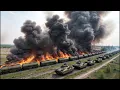 Russian Oil Supply Disrupted After Ukrainian Missile Strike on Fuel Train