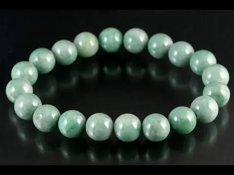 20mm✴布袋様　ミャンマー産　本翡翠　ブレスレット 本翡翠10mm玉 ブレスレット (ミャンマー産)｜天然石 通販 キラリ石