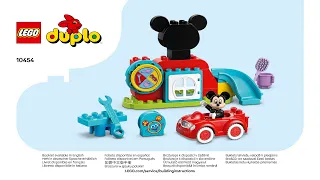 LEGO instructions - DUPLO - 10454 - Mickey Mouse Clubhouse & Car