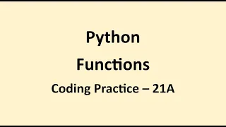 Coding Practice 21A Functions Python NxtWave CCBP