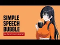 Simple Speech Bubbles In HTML CSS