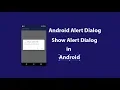 Android Alert Dialog Tutorials Show Alert Dialog in android