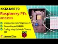 Raspberry Pi GPIO pins using it for blinking an RGB LED