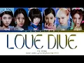 Download Lagu IVE LOVE DIVE Lyrics (아이브 LOVE DIVE 가사) (Color Coded Lyrics)